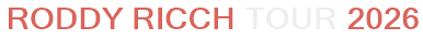 Roddy Ricch Tour 2026